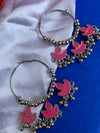 Gulabi chand hoop earring