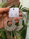 Aadi silver statement jhumki
