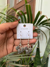Trio leaf drop earring