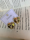 Abstract heart studs
