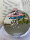 Studded infinity earring