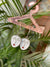 Face line drop earring