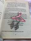 Silver pearl studded drop earring