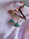 Statement shark earring