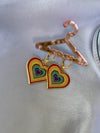 Statement rainbow heart