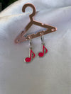 Statement music drop earring
