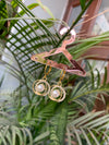 Kia studded pearl earring