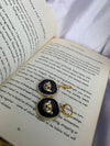 Black teddy earring