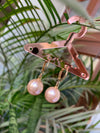Statement roxi pearl drop earring