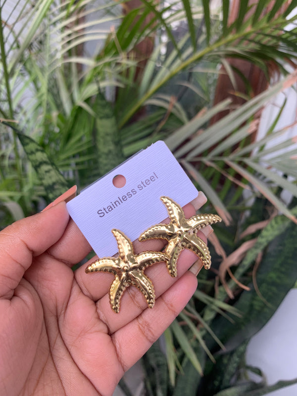 Statement star studs