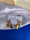 Statement hazel flower studs
