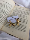 Statement hazel flower studs