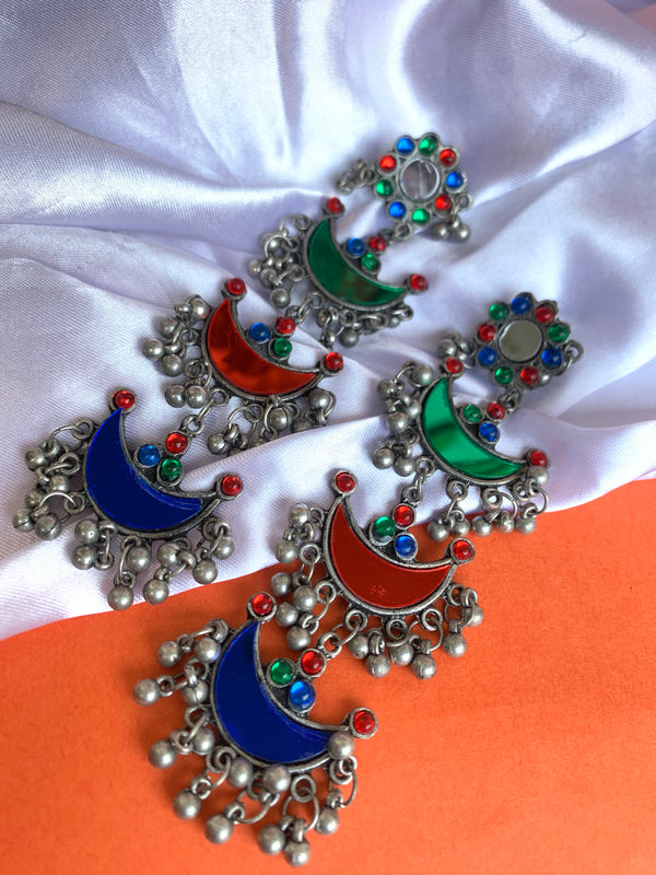 Vishakha statement mirror earring