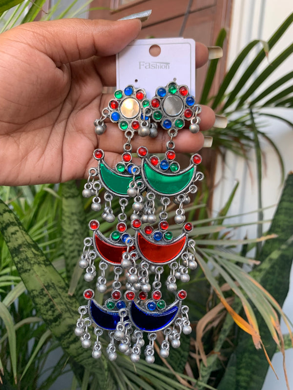 Vishakha statement mirror earring