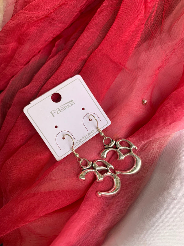 Om drop earring