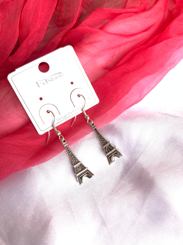 Eiffel tower drop earring