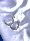 Moon drop earring