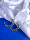 Moon drop earring