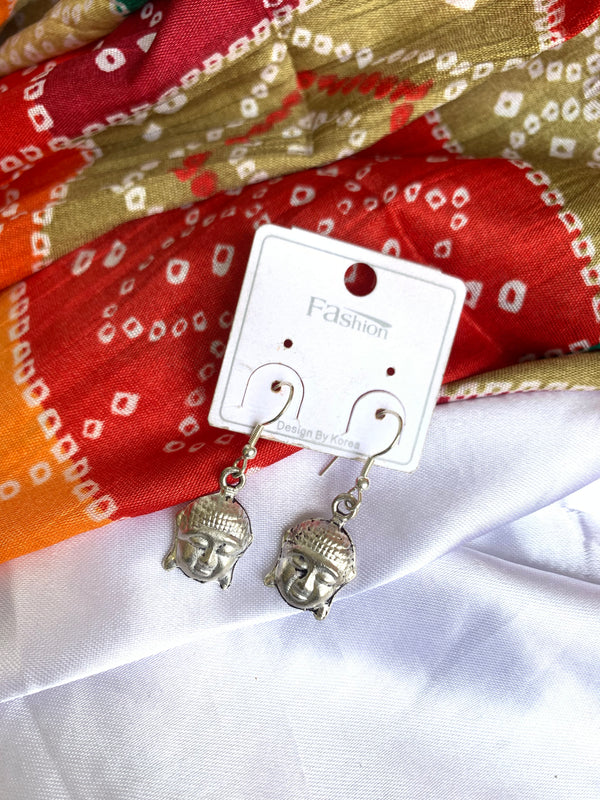 Buddha drop earring