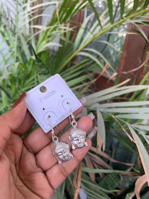 Buddha drop earring