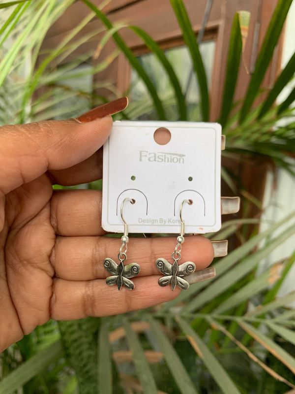 Subtle fly drop earring