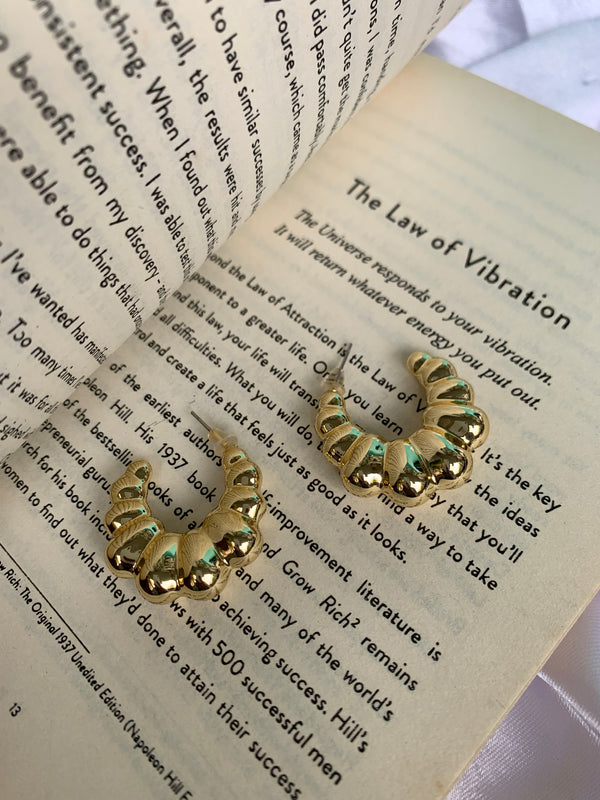 Ruch hoop earring