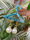 Statement riya pearl drop earrimg