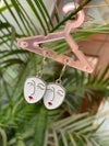 Face line drop earring
