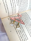 Swan drop earring