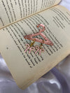 Statement baby pink bow earring