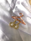 Kia studded pearl earring