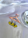 Statement honeybee earring