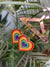 Statement rainbow heart