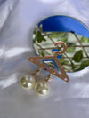 Statement riya pearl drop earring