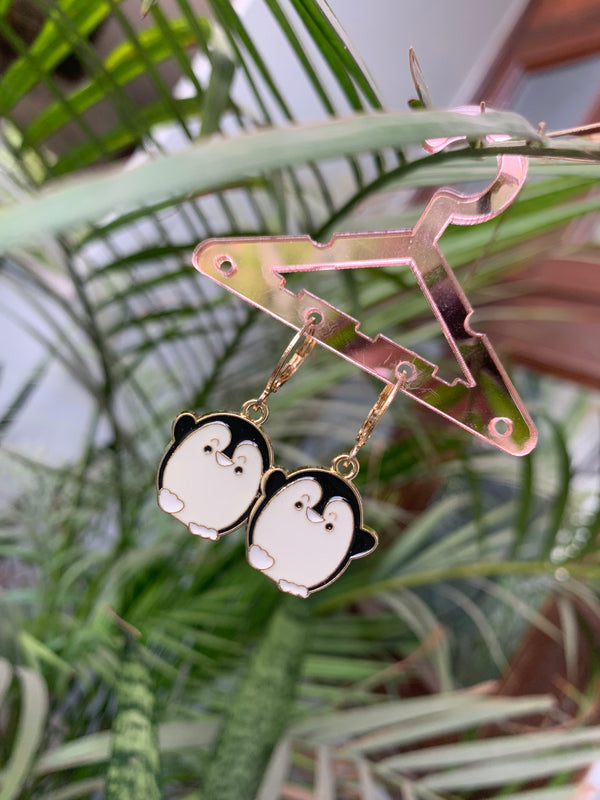 Cute panda earring
