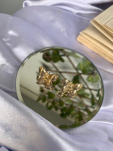 timeless statement butterfly studs
