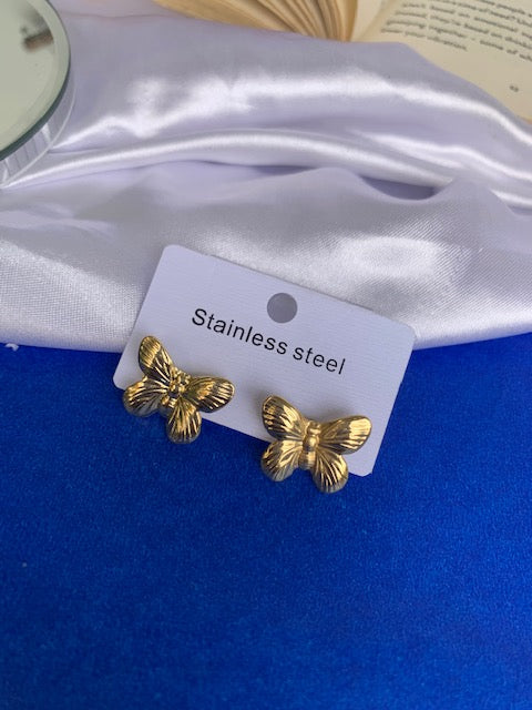 timeless statement butterfly studs
