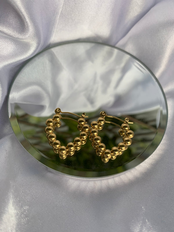 Zoldea dotted hoop