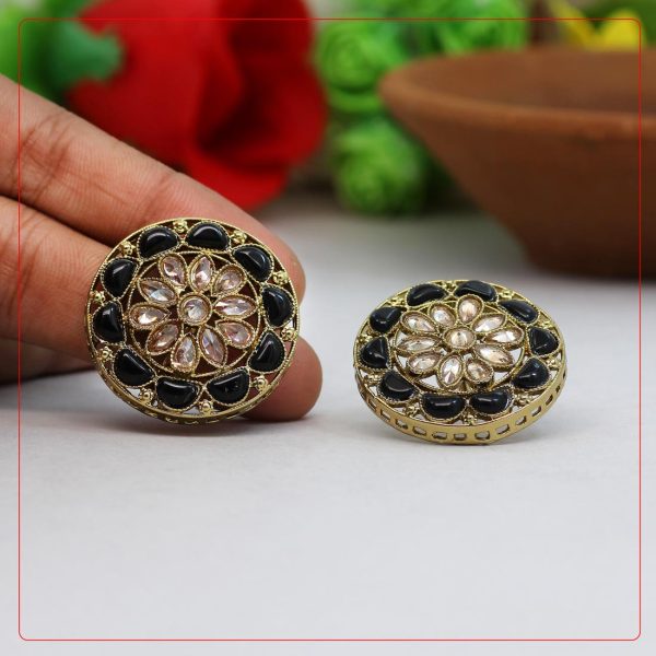 Antique American Diamond Earrings-0