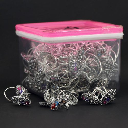 Asorted Color Rhinestone Toe Rings