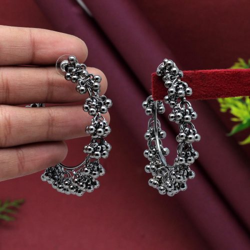 Black Color Antique Earrings