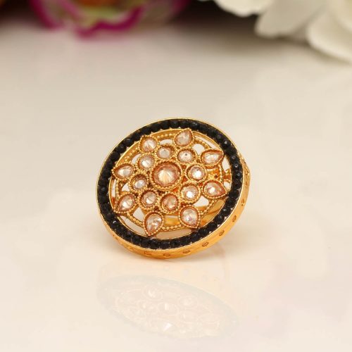 Black Color Copper Finger Ring