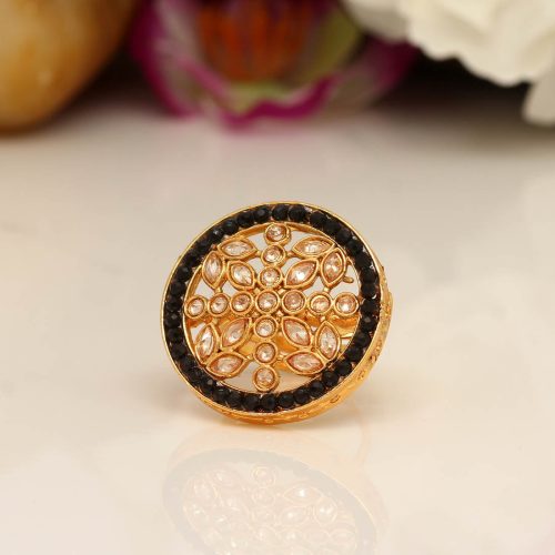 Black Color Copper Finger Ring