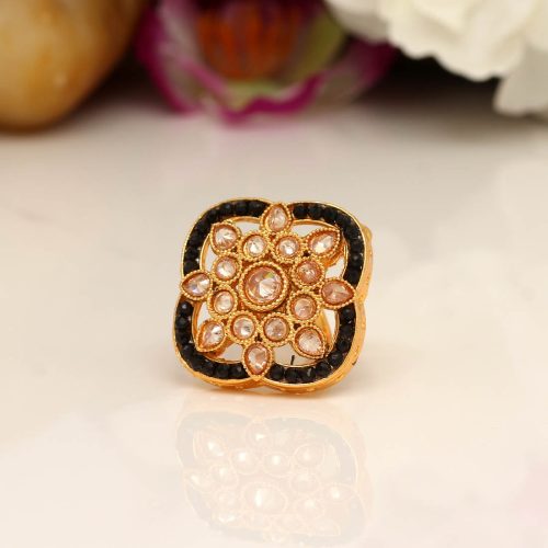 Black Color Copper Finger Ring