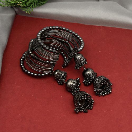 Black Color Oxidised Bracelet