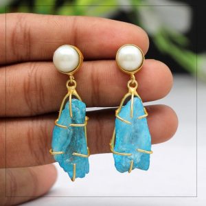 Firozi Color Amrapali Earrings-0