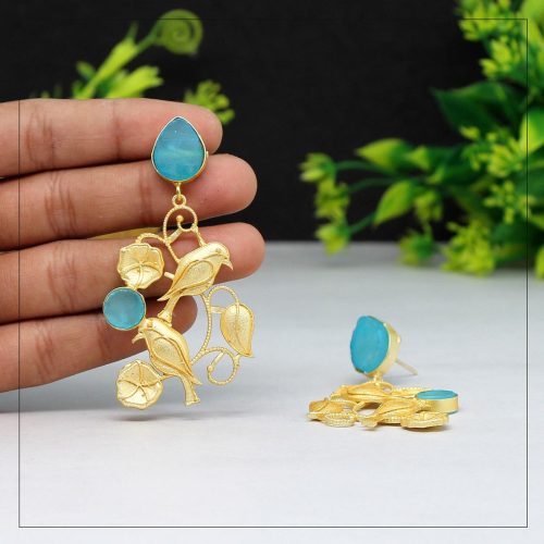 Firozi Color Amrapali Earrings