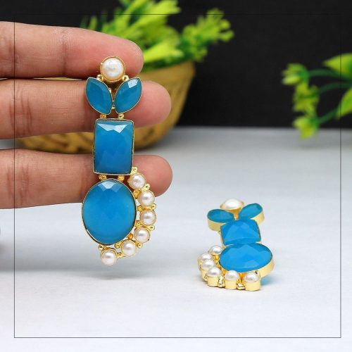 Firozi Color Amrapali Earrings