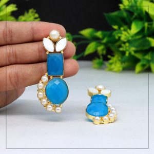 Firozi Color Amrapali Earrings-0