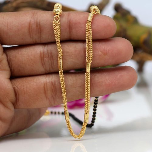 Gold Color Beads Traditional Necklace